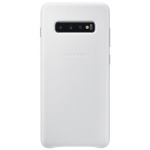 Nugarėlė G975 Samsung Galaxy S10+ Leather Cover White